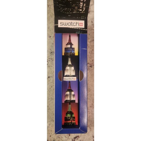 Swatch Watch EMPIRE STATE BUILDING BOX GK309PACK 1999 Limited Packagings NOS - Picture 5 of 17